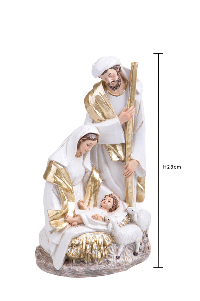 Natività H28 cm in Resina