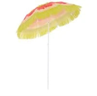 Ombrellone Hawaiano Portatile, Tettuccio Ø160cm, Impermeabile, Altezza fino 180cm