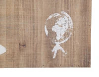 Pannello Mondo Ferro/Legno Cm 50.7X6.5X50.7