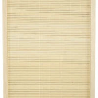 Paravento per Interno Pieghevole a 4 Ante, Divisorio in Bambù di Rattan, 180x1.6x180 cm