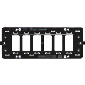 Supporto scatola rettangolare 6 moduli serie bticino magic 506ls