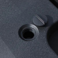 Set 4 Basi a Croce per Ombrelloni da Giardino Riempibili con Acqua e Sabbia 51x51x12cm Nero