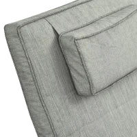 Set Lettini Prendisole con Tavolino da Giardino, Set da Giardino 3 Pezzi, Rattan Sintetico e Metallo, Grigio