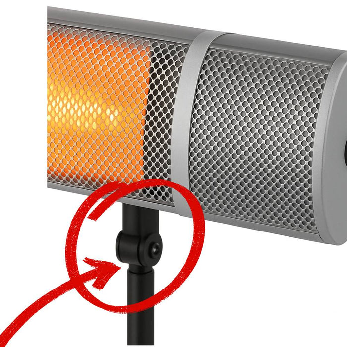 Kemper aa602 piantana professionale per lampade infrarossi