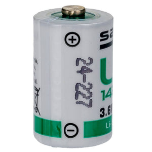 Batteria al litio saft ls 14250 3,6v 1/2 aa alta affidabilità