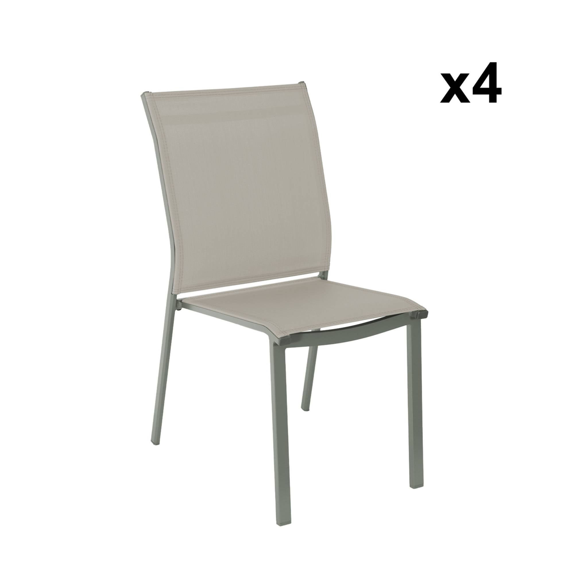 Tavolo da giardino allungabile in alluminio con 4 sedie e 2 poltrone,