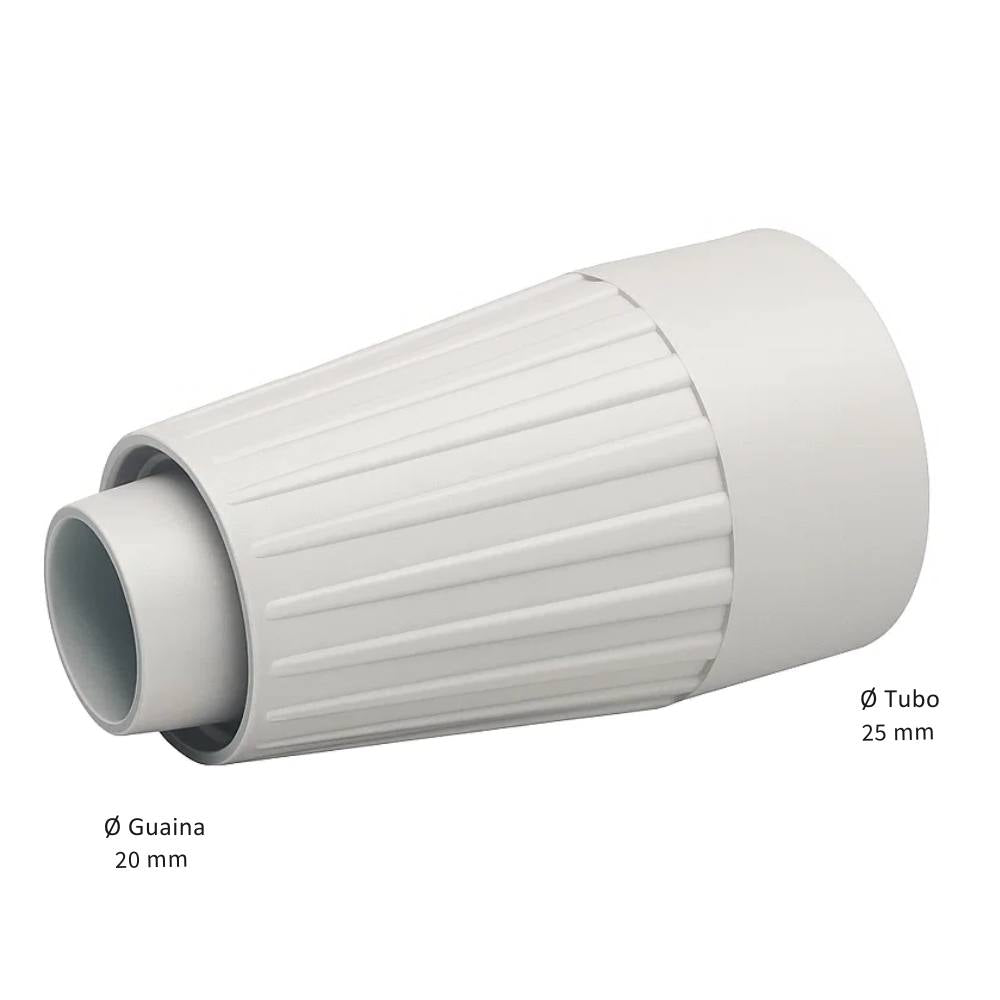 Raccordo faeg tubo guaina ip65 per impianti elettrici durevole *** diametro tubo 25 millimetri, diametro guaina 20 mi...