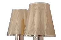 Lampada Da Muro Glam Flame Doppia Cm 32X18X30