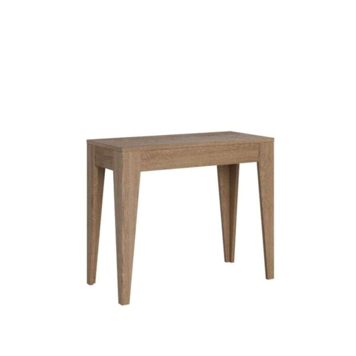 shopinnovativo-  Consolle allungabile 90x42/198 cm Isotta Small Quercia Naturale
