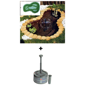 Set laghetto green bracciano e pompa filtro ecopond 2.0 (2 in 1)