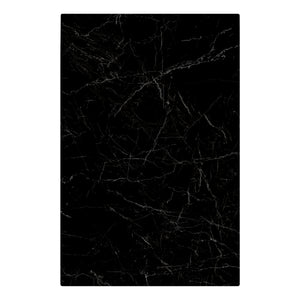 Piatto doccia in marmoresina 120x80 cm effetto marmo nero Rock Marquina SVEZIA