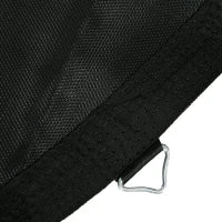 Tappeto Elastico di Ricambio per Trampolino da 3m con 8 Cuciture e Rivestimento Anti UV, Nero
