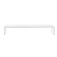 Supporto per Monitor in Acrilico, 53 x 19 x 9 cm, Trasparente