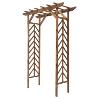 Arco da Giardino Arco a Fiori Stile Esotico dim. 140L x 65l x 200H cm Legno di Abete