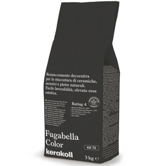 Stucco ibrido piastrelle fugabella impermeabile resistente confezione 3 kg *** colore- kk 72, confezione 1