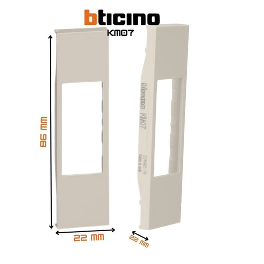 Bticino living now cover 1 modulo per moduli rj11 rj45 av lampada sicurezza *** colore sabbia, confezione 1