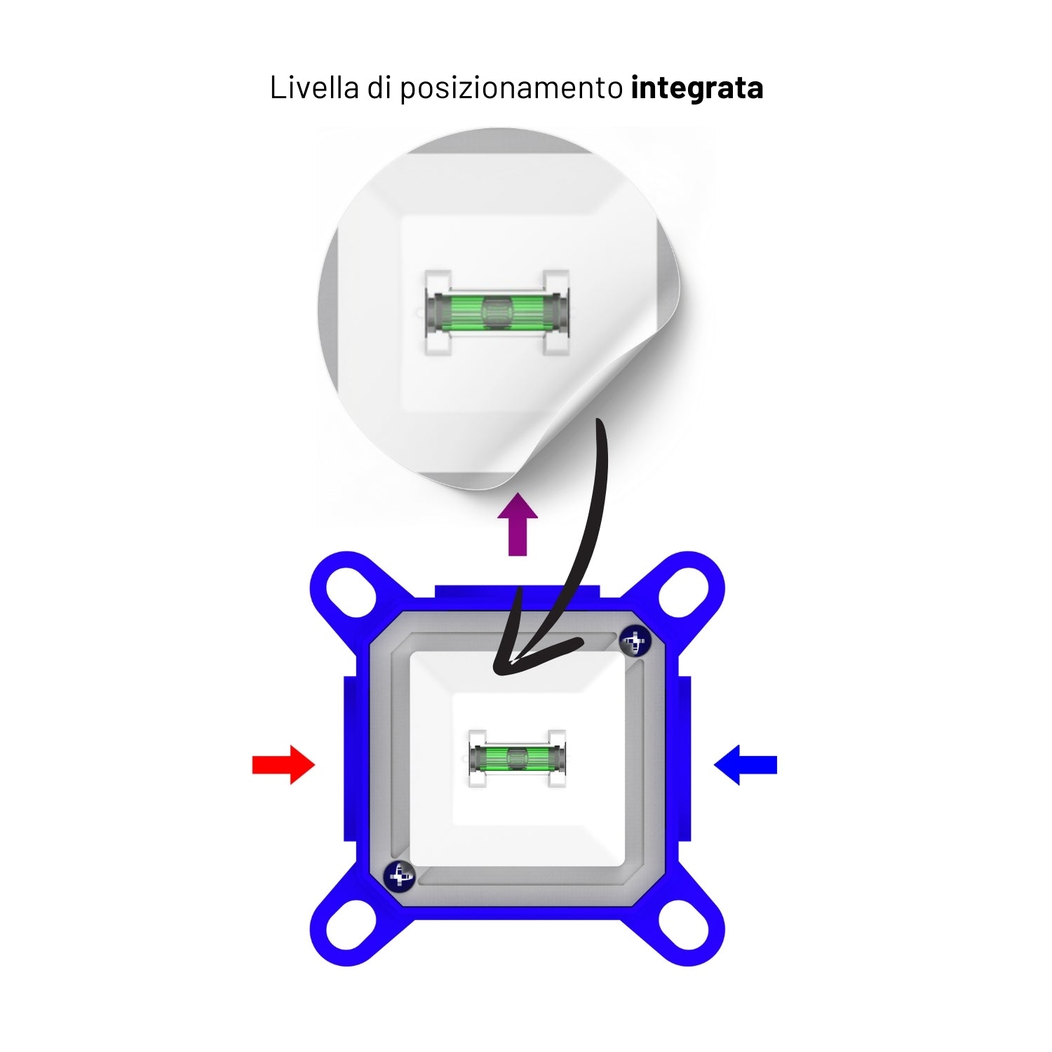 Miscelatore monocomando doccia incasso 1 via serie jazz install box completo *** finitura- oro matt satinato, confezi...