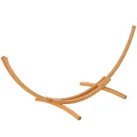 Supporto per Amaca in Legno di Pino, Struttura Robusta, Carico max. 120 kg, 325L x 120l x 118H cm, Legno Naturale