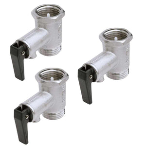 Valvola sicurezza scaldabagno 3 pezzi mf 3/4 con riduttore di pressione 8 atm