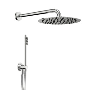 Kit doccia tondo diametro cm 25 doccino flessibile cm 150 pvc ugelli anticalcare *** tipo di accessorio soffione 2 mm...