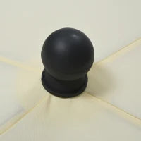 Ombrellone da Giardino Rettangolare 2x1.3 m con Inclinazione Regolabile e Palo in Alluminio, Beige e Nero