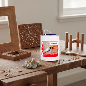 Ecolux impregnante fondo protettivo acrilico pigmentato noce per legno *** formato 2.5 lt, confezione 1