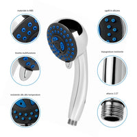Doccetta soffione vasca doccia 3 funzioni multigetto anticalcare abs cromato *** confezione 1
