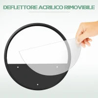 Fioriere da Balcone Set 3 Pezzi con Montaggio a Parete per Interni ed Esterni, Ф30.5x5/Ф20.5x5/Ф15.5x5 cm