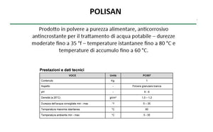 Polisan polifosfati in polvere per dosatore anticalcare - barattolo da 1 KG