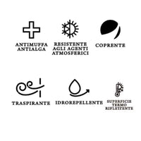 Italia colorpaint favignana rasato acrilsilossanico elastomerico termoriflettente *** tinta bianco, contenuto kg 8, c...