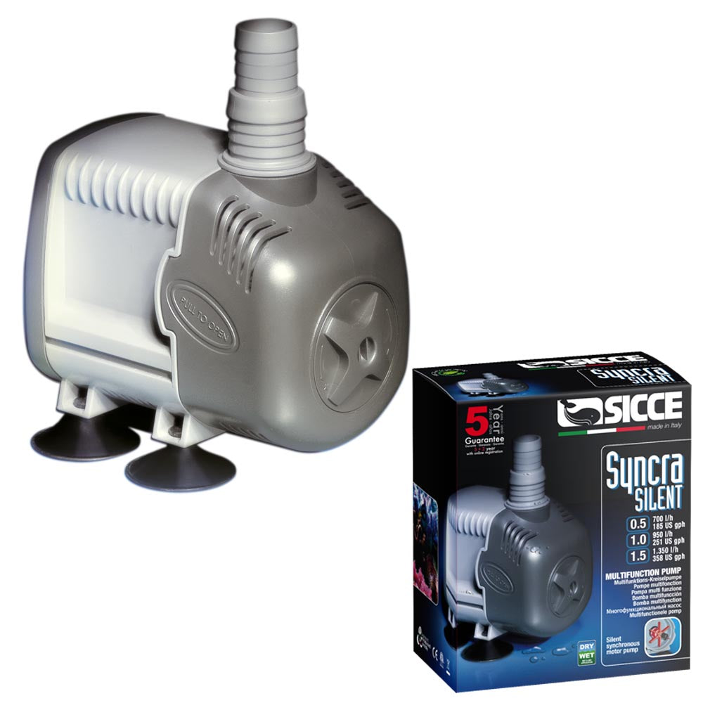 Sicce syncra silent 2.0 2.150 litri/h cavo da 1,5 metri pompa per acquari laghetti e fontane