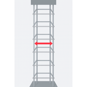 Staffe armatura ferro 45x45 cm strutture cemento disponibili diverse quantità *** pezzi 100, confezione 1