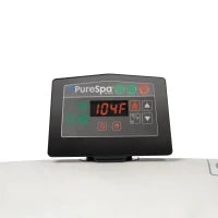 28494EX - Bubble Glow Deluxe Cm 196X71 4 Posti Con Pompa, Riscaldatore, Sistema Di Purificazione Acqua, Telo Base, Telo Copertura, 2 Poggia Testa, Led Multi-Color