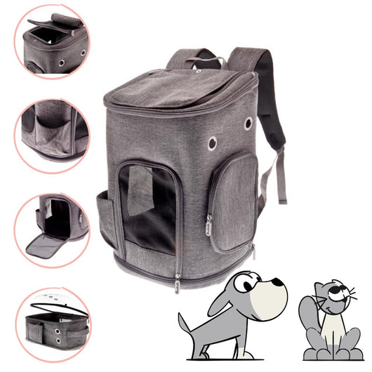 Fuss dog zaino per cani & gatti supreme eva grigio max 10 kg