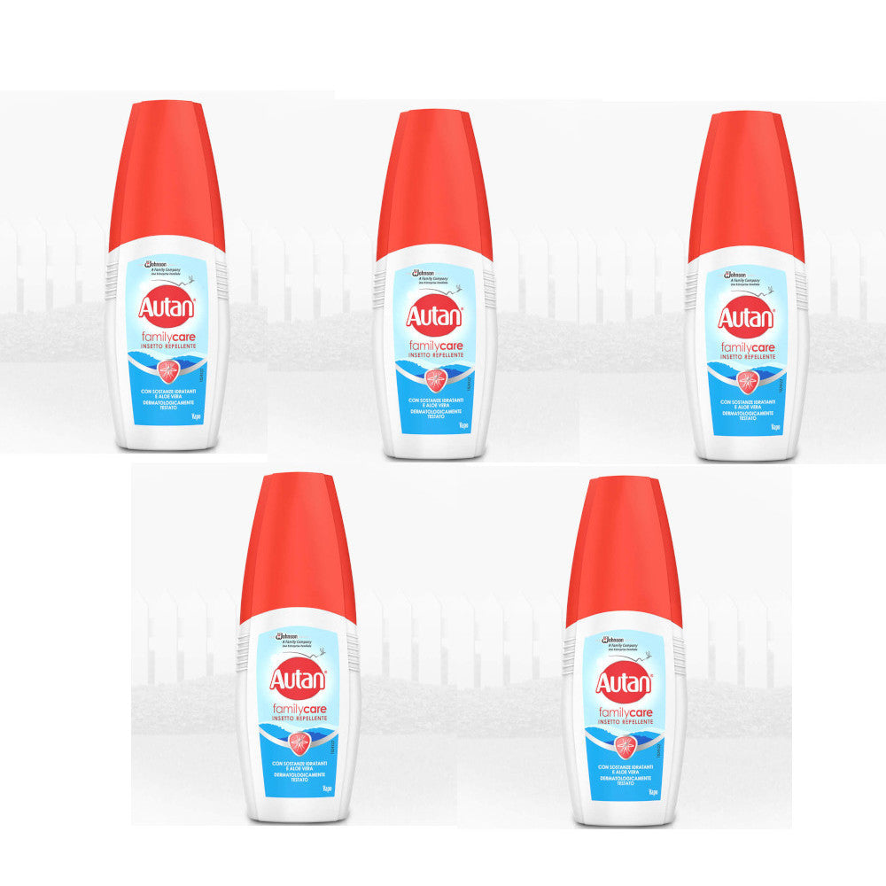 Autan family care vapo stick repellenti per insetti 5 confezioni da da 100 milliliter ciascuna