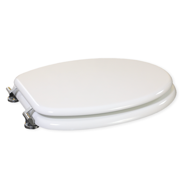 Copriwater universale piemonte in legno bianco lucido