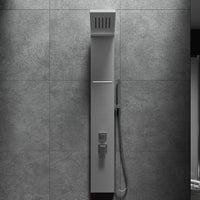 Colonna doccia pannello idromassaggio effetto cascata YH8122 MADRID Cromato