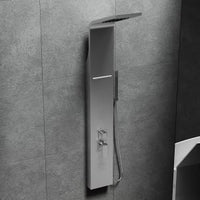 Colonna doccia pannello idromassaggio effetto cascata YH8122 MADRID Cromato