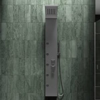 Colonna doccia pannello idromassaggio effetto cascata YH8123 NIZZA Cromato