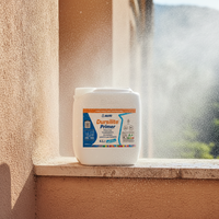 Dursilite primer fissativo base acqua trasparente per muri interni *** formato 4 lt, confezione 1