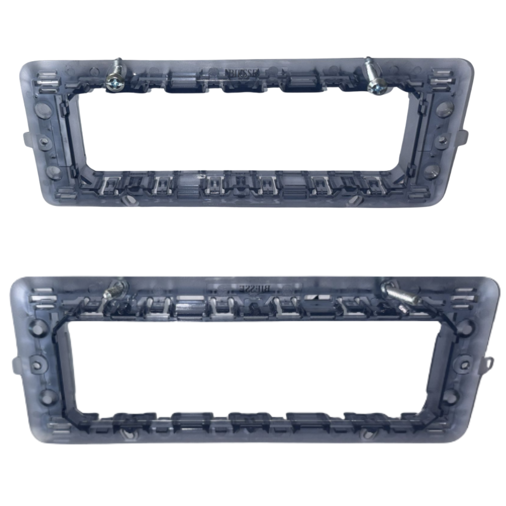 Kit supporto biesse per placche compatibile con bticino matix 6 posti *** numero pezzi 10, confezione 1