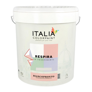 Idropittura traspirante coprente bianca vari formati respira biancopronto *** formato 2.5 lt, confezione 1