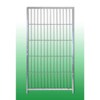 Recinto per cani da 3x2 metri con predisposizione alla copertura zincatura a caldo