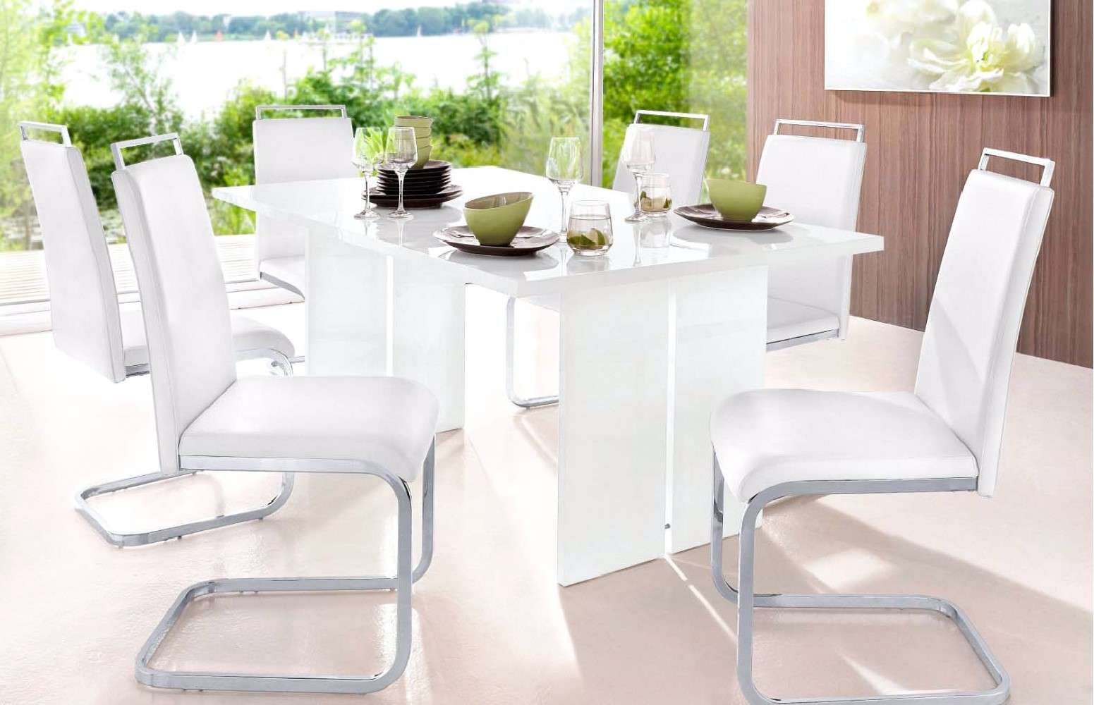 Tavolo da pranzo design moderno in legno 160x90cm Bologna