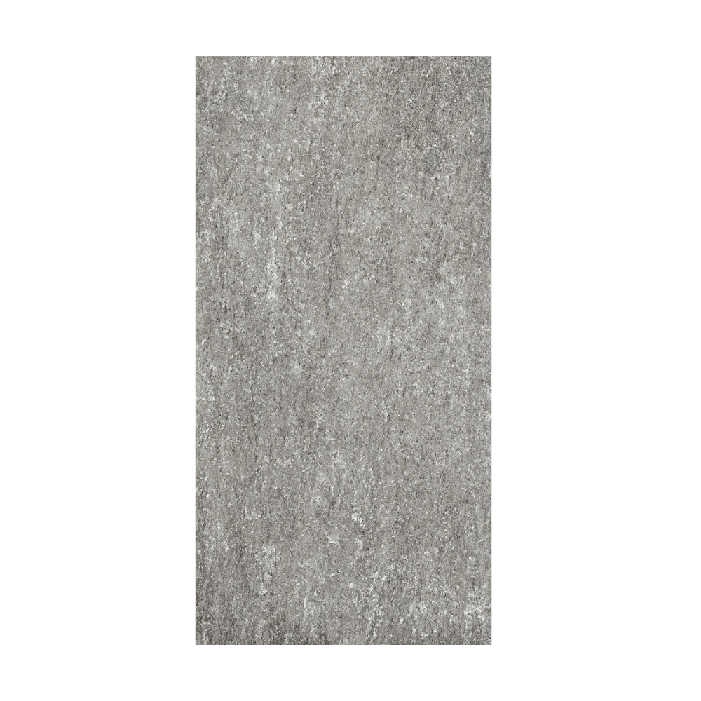 Piastrella gres porcellanato rettificata quarz antracite r10 30x60 cm 0,18m²