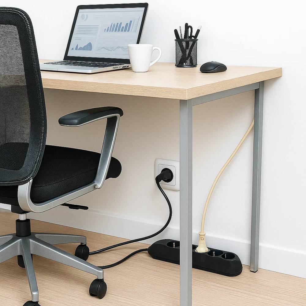 Bticino multipresa poker 3680g antracite 4 prese 16a con cavo e spina