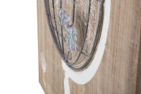 Pannello Mondo Ferro/Legno Cm 50.7X6.5X50.7