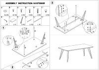 Tavolo Da Caffe' Rettangolare Arkansas Cm 120X60X45