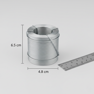 Kit filo cotto bianco argenteo per armature in cemento armato *** pezzi 25, confezione 1