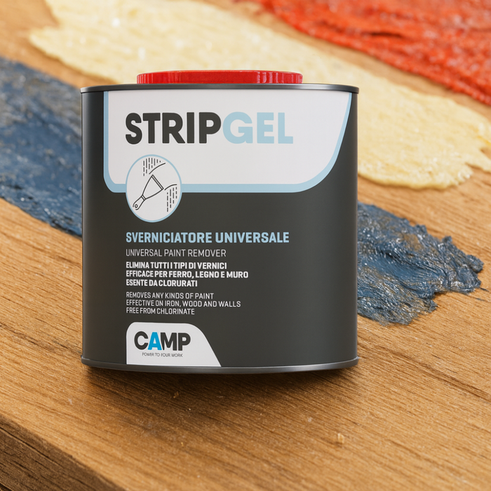 Stripgel sverniciatore in gel esente da clorurati per ferro legno e muro 750 ml 3 pezzi